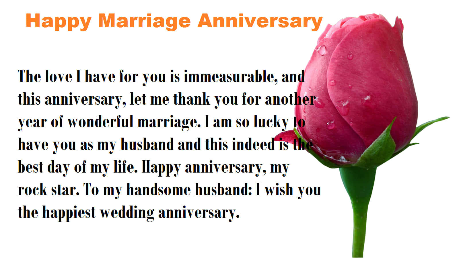Happy Marriage Anniversary Message Picture
