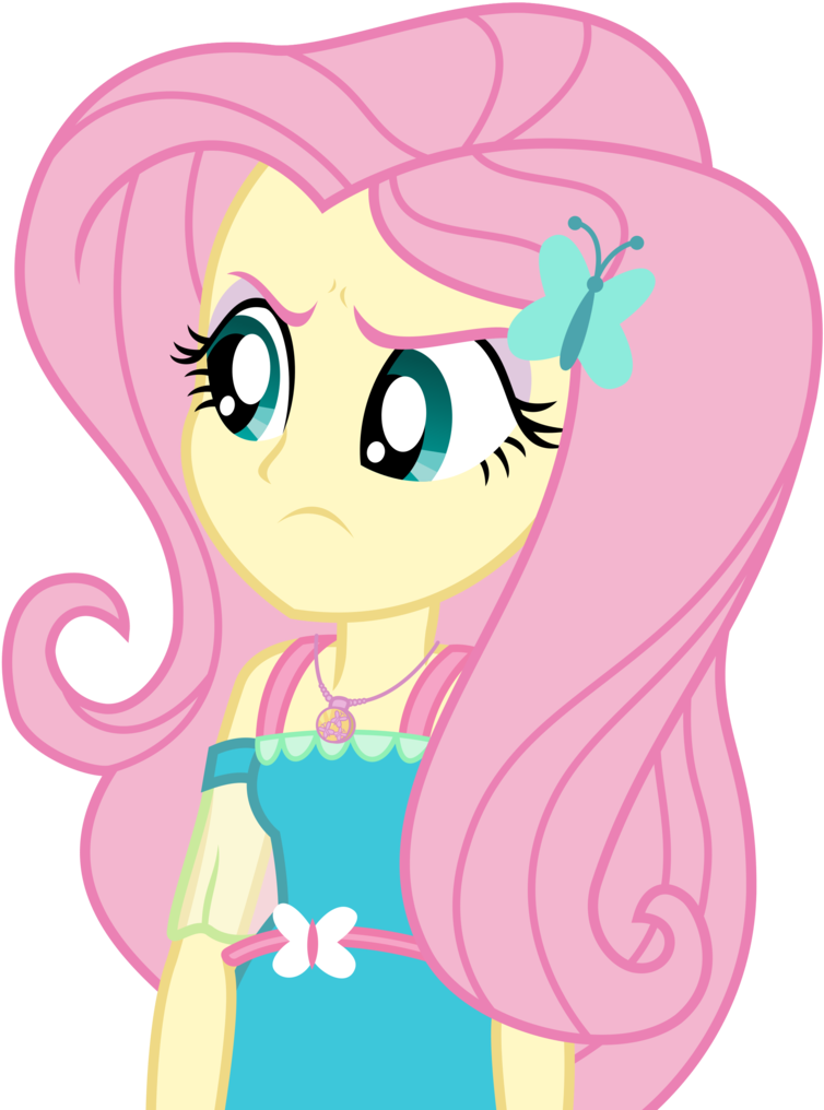 Annoyed Pink Haired Cartoon Character PNG