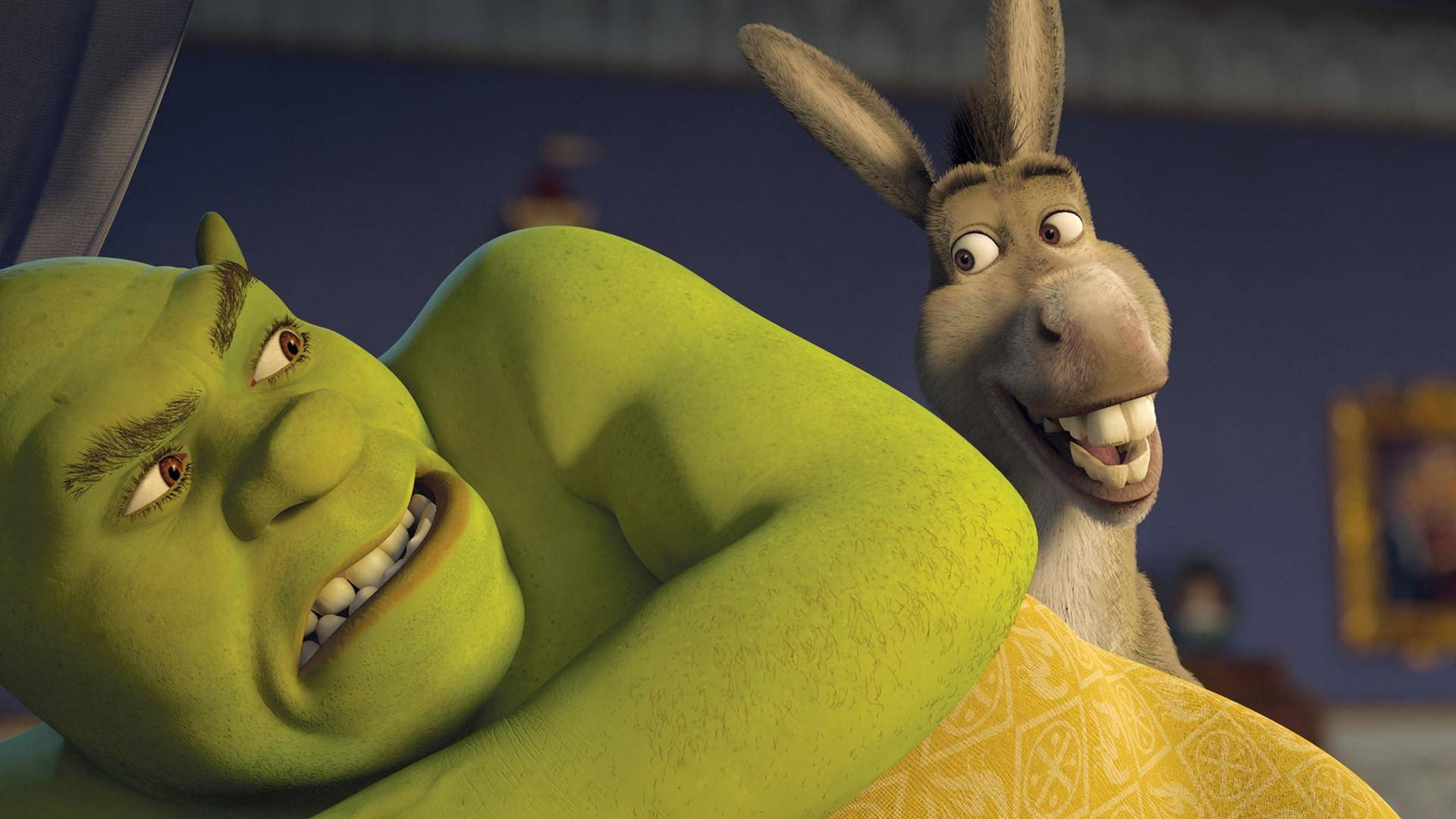 shrek yelling at donkey