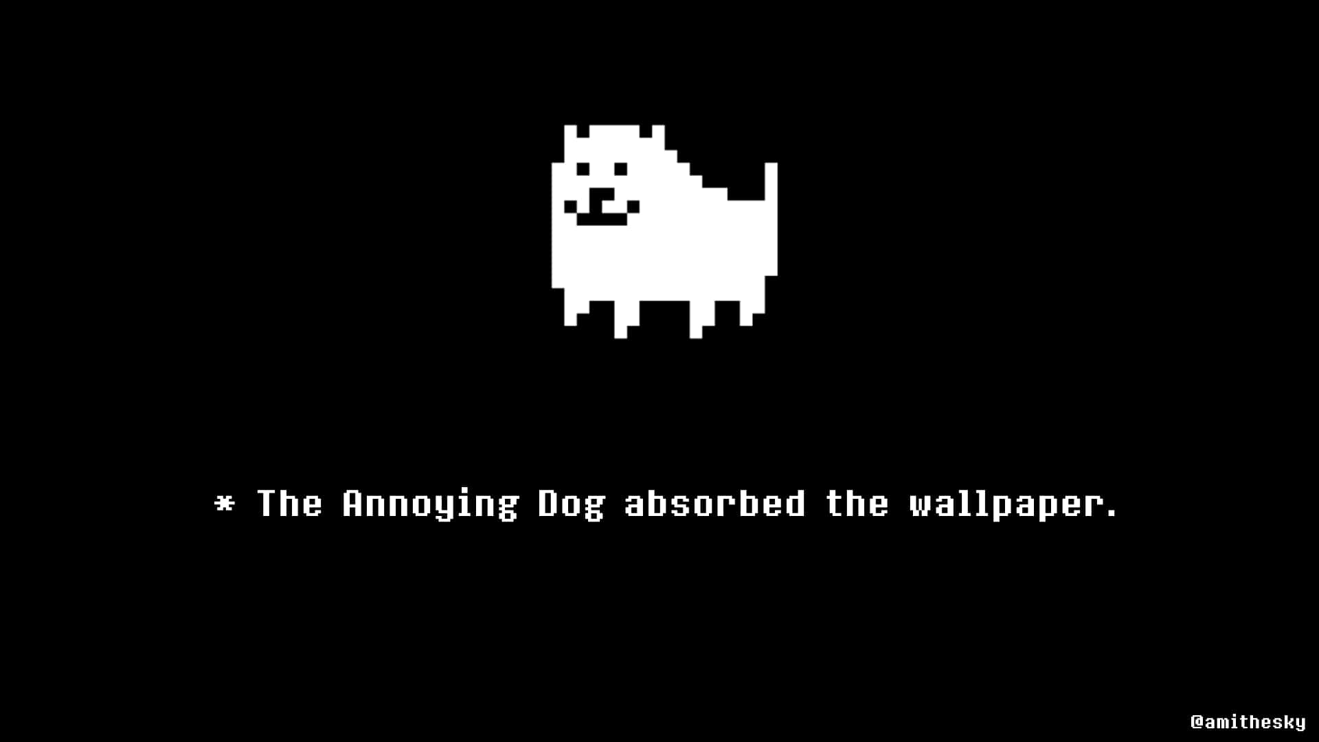 Annoying Dog Absorbed The Wallpaper Wallpaper