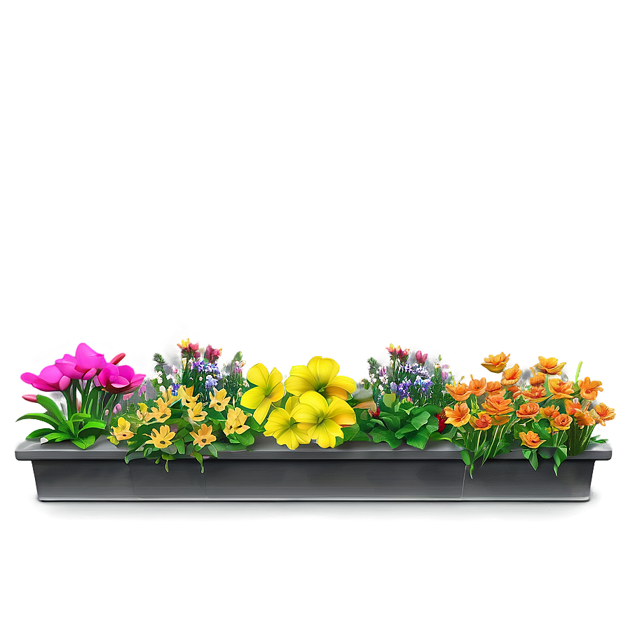 Annual Flower Bed Png Fud PNG
