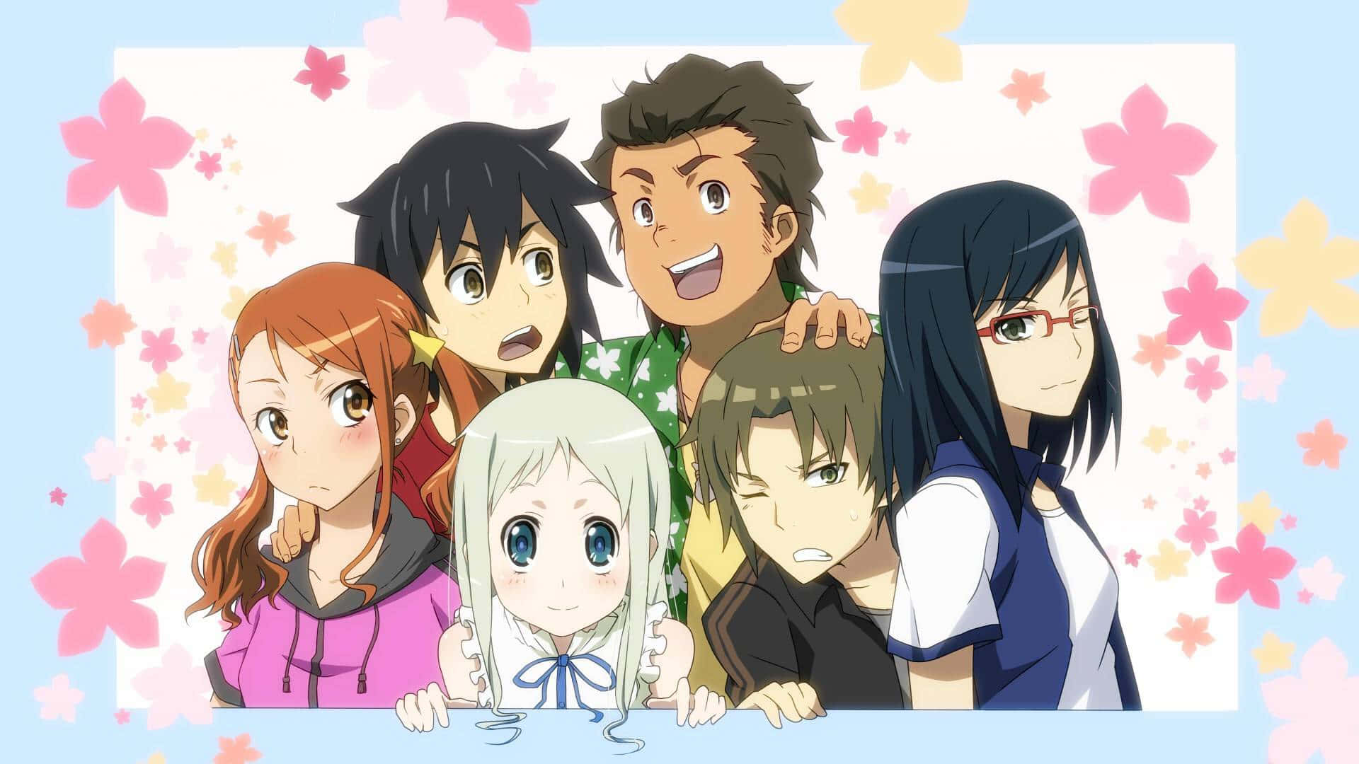 Enjoying the beauty of nature together with Anohana