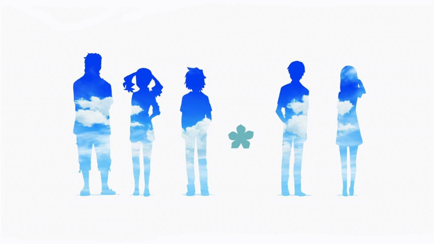 Anohana Characters Silhouttes Wallpaper