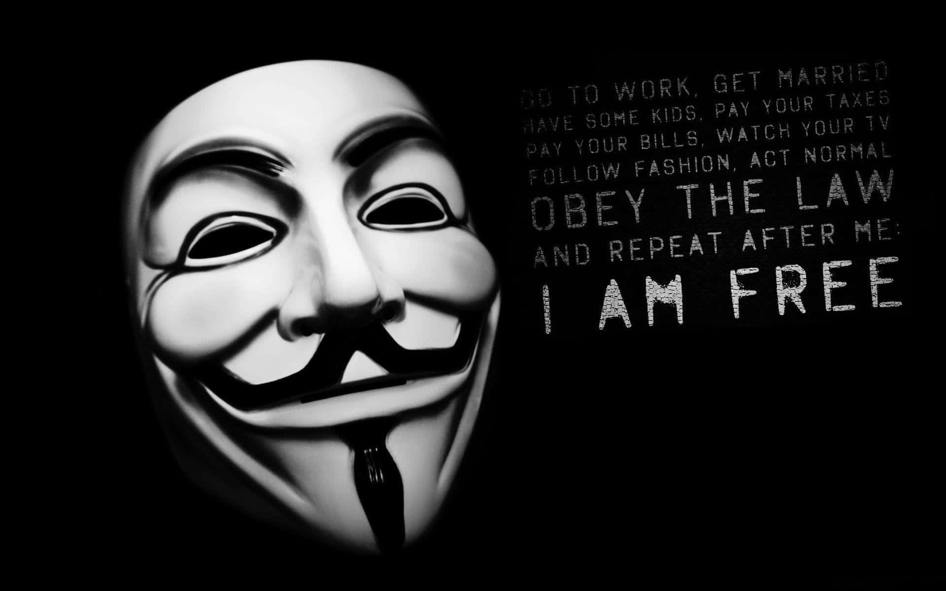 Spread the truth and stand united with Anonymous