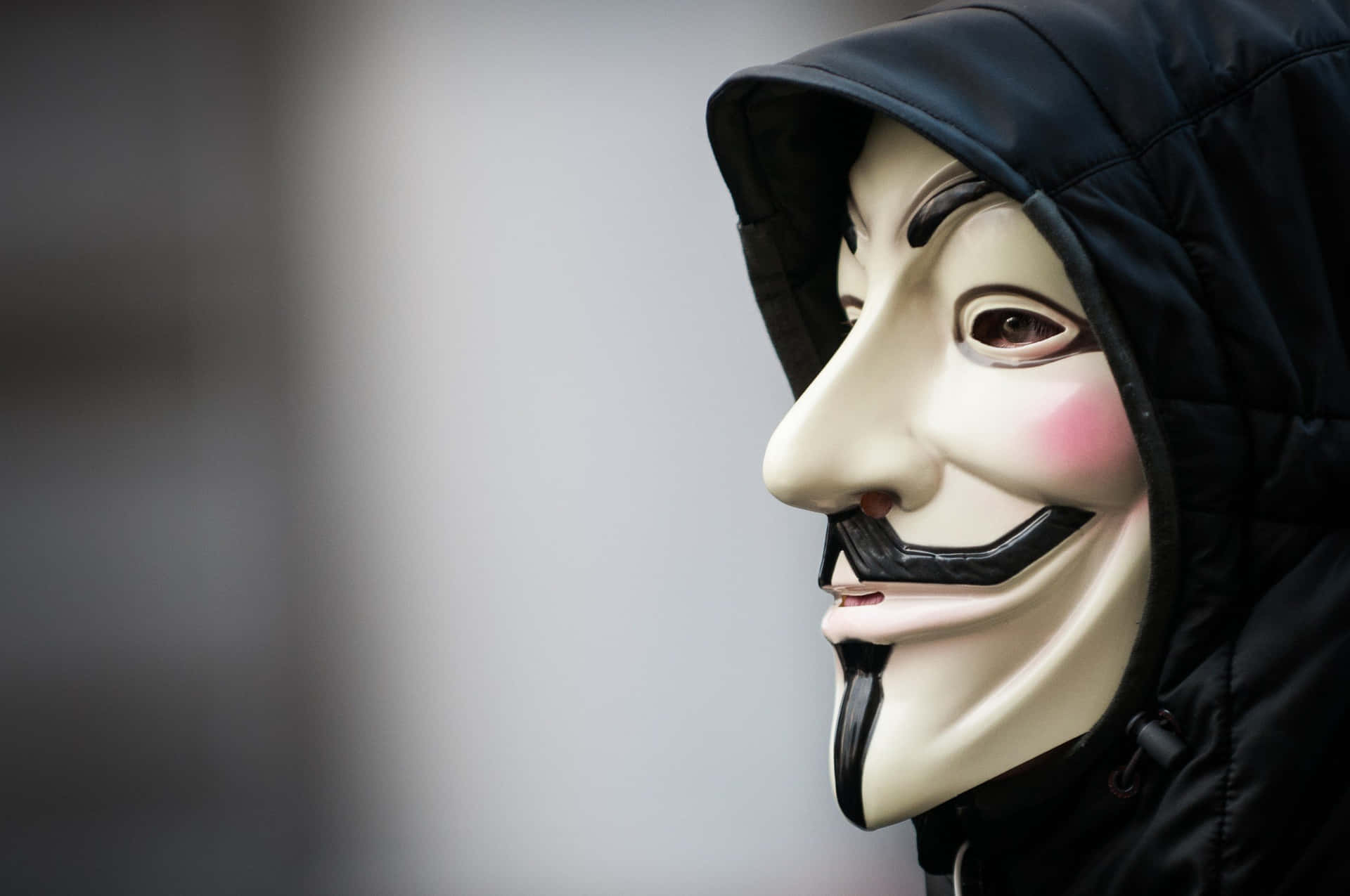Mysterious Anonymous Figure in Dark Hoodie