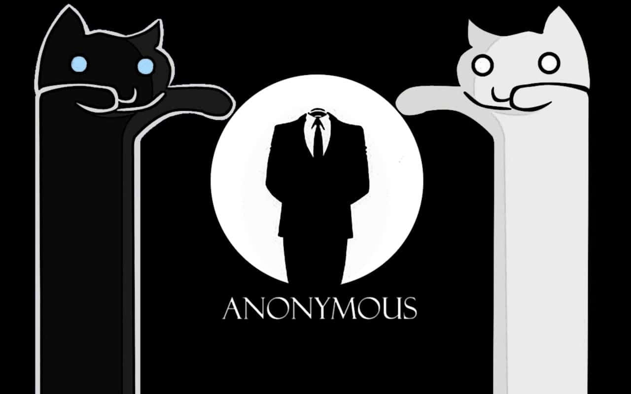 Anonymous_ Cats_and_ Suit Wallpaper