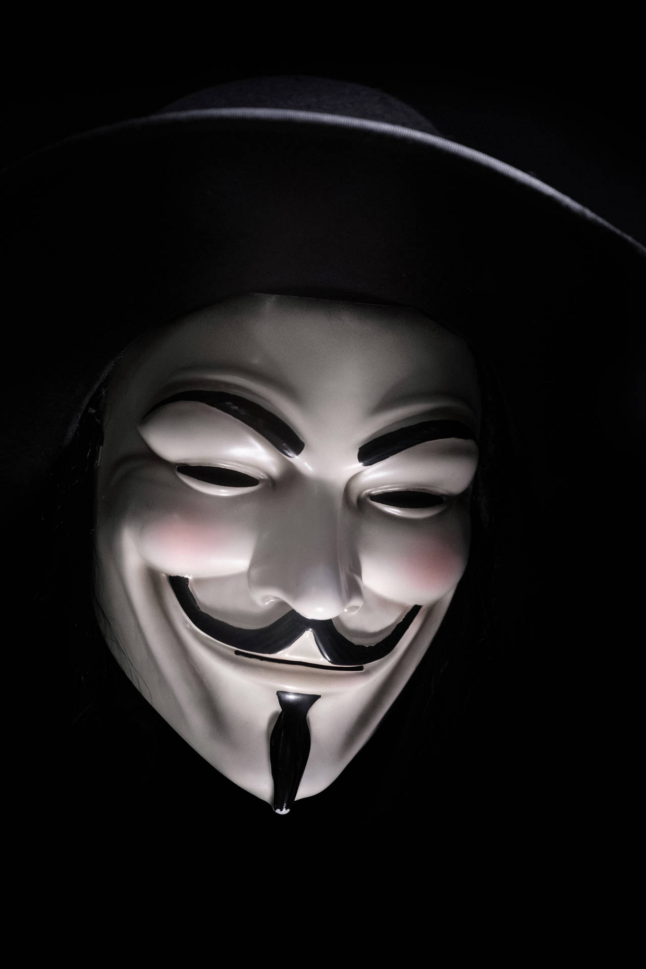 Anonymous Guy Fawkes Mask With Hat