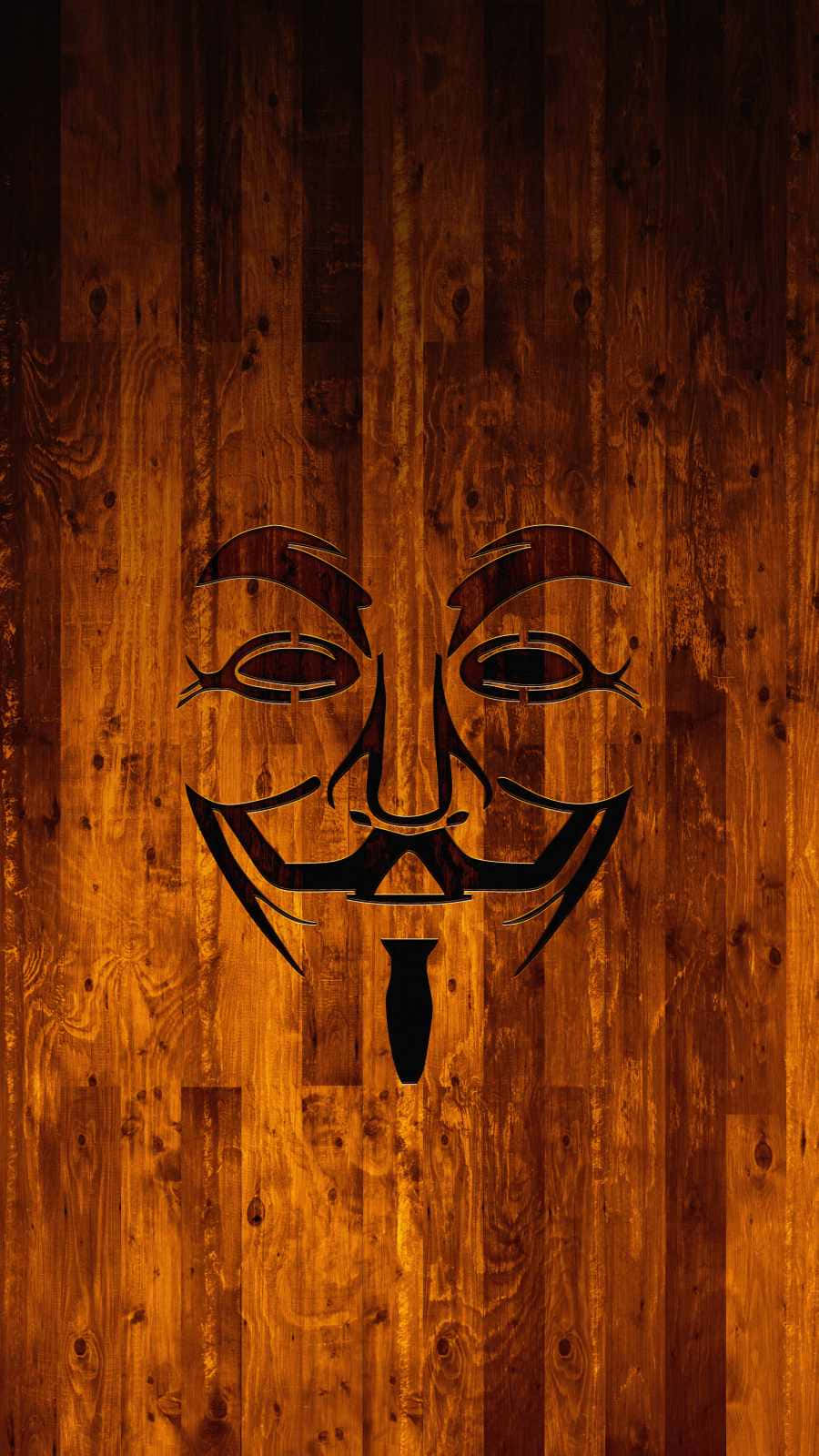 A high tech and encrypted iPhone from the organization Anonymous Wallpaper
