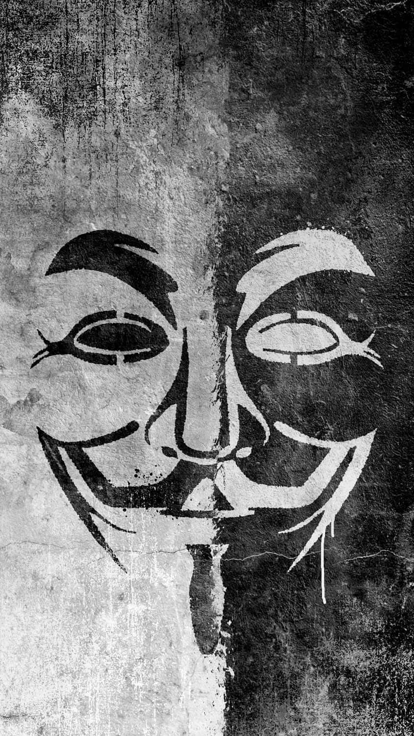 Stay anonymous with your iPhone Wallpaper