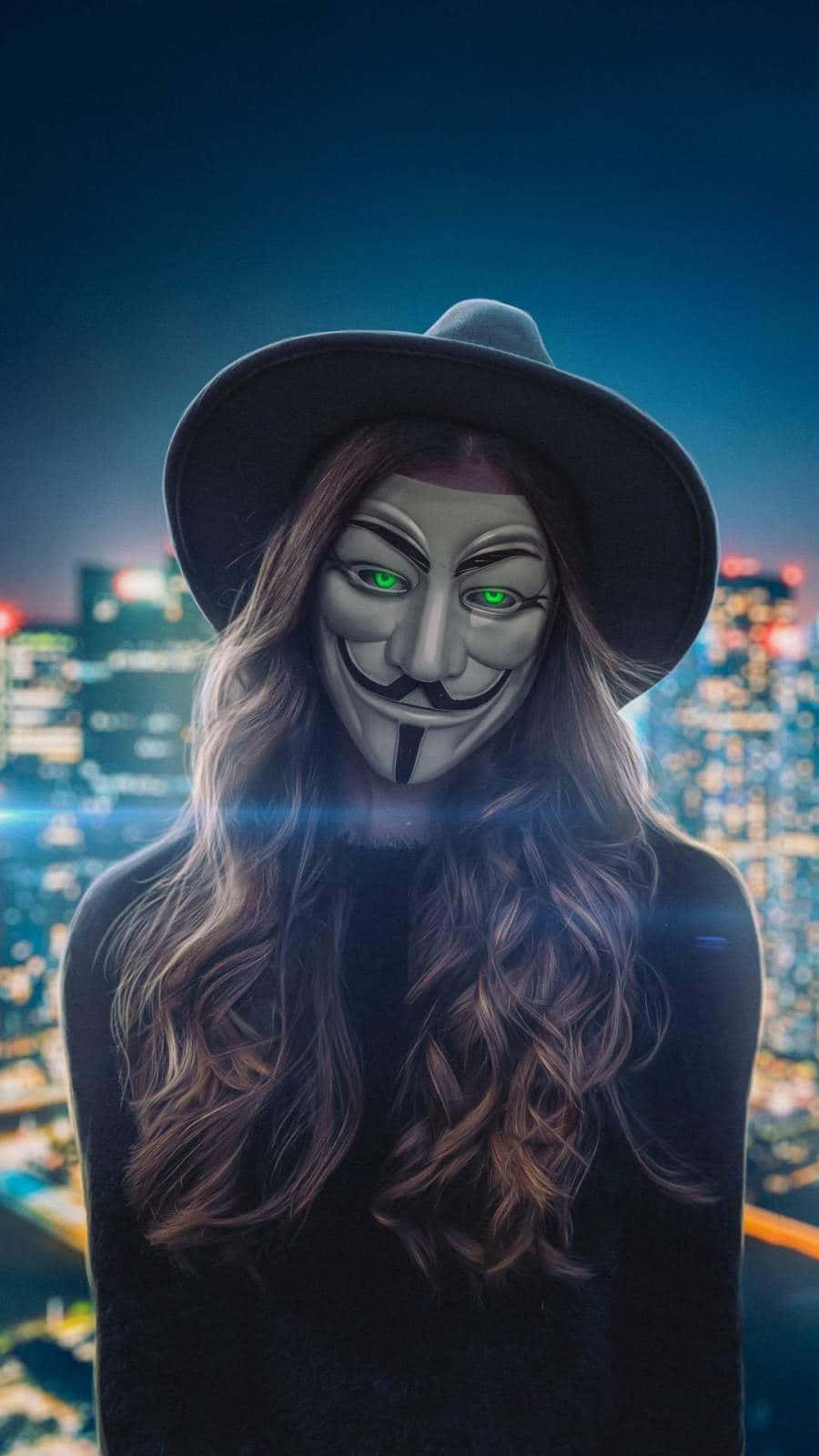Unique Anonymous iPhone Wallpaper