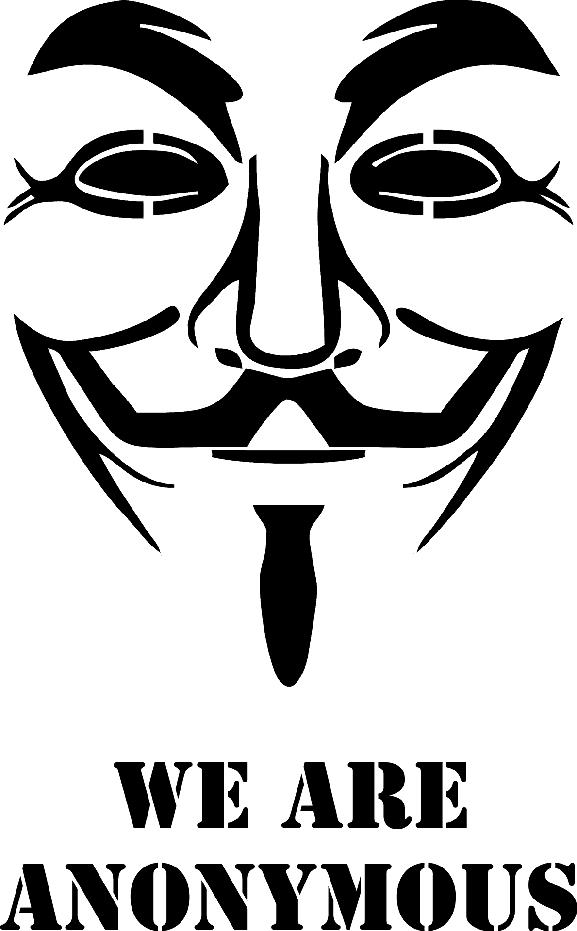 Anonymous Mask Graphic PNG