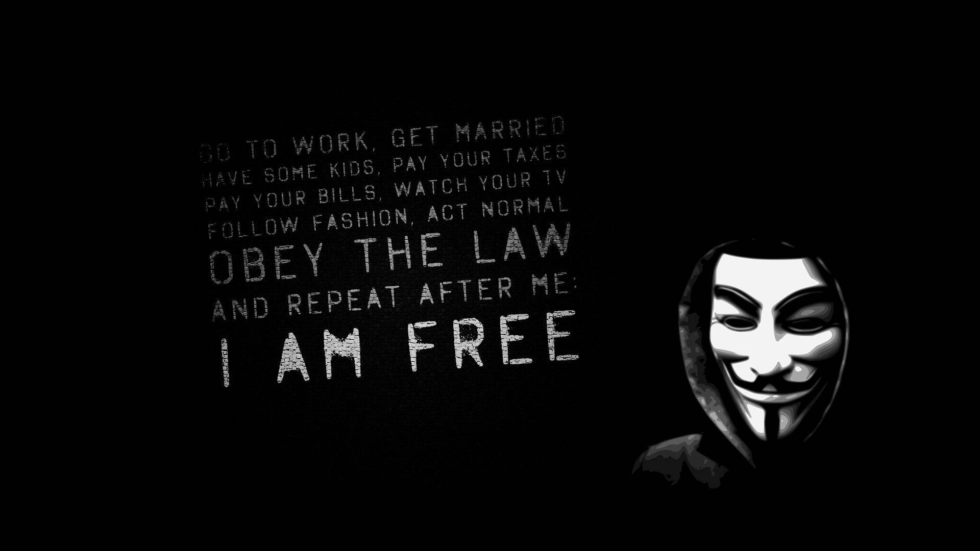 Anonymous Sayings Mask