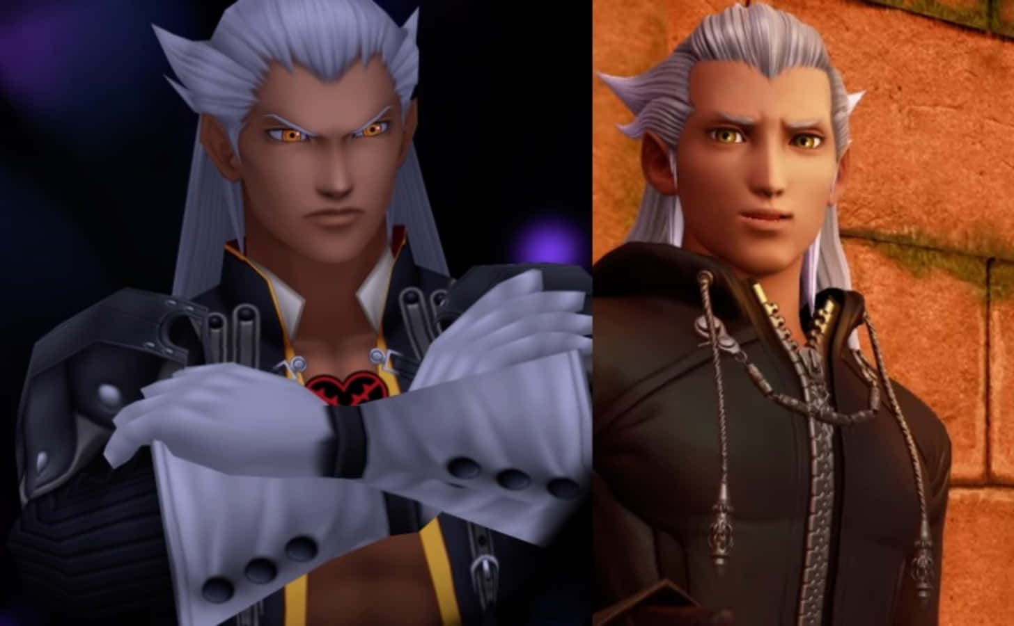 Ansem Seeker of Darkness poised for action Wallpaper