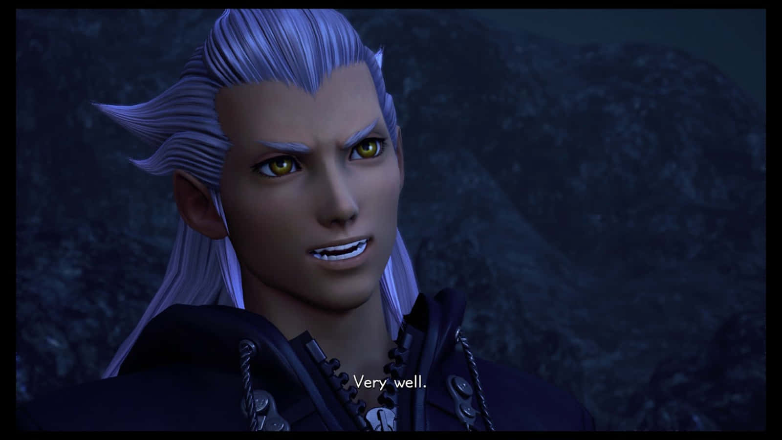 Ansem, Seeker of Darkness, in a thrilling action pose Wallpaper