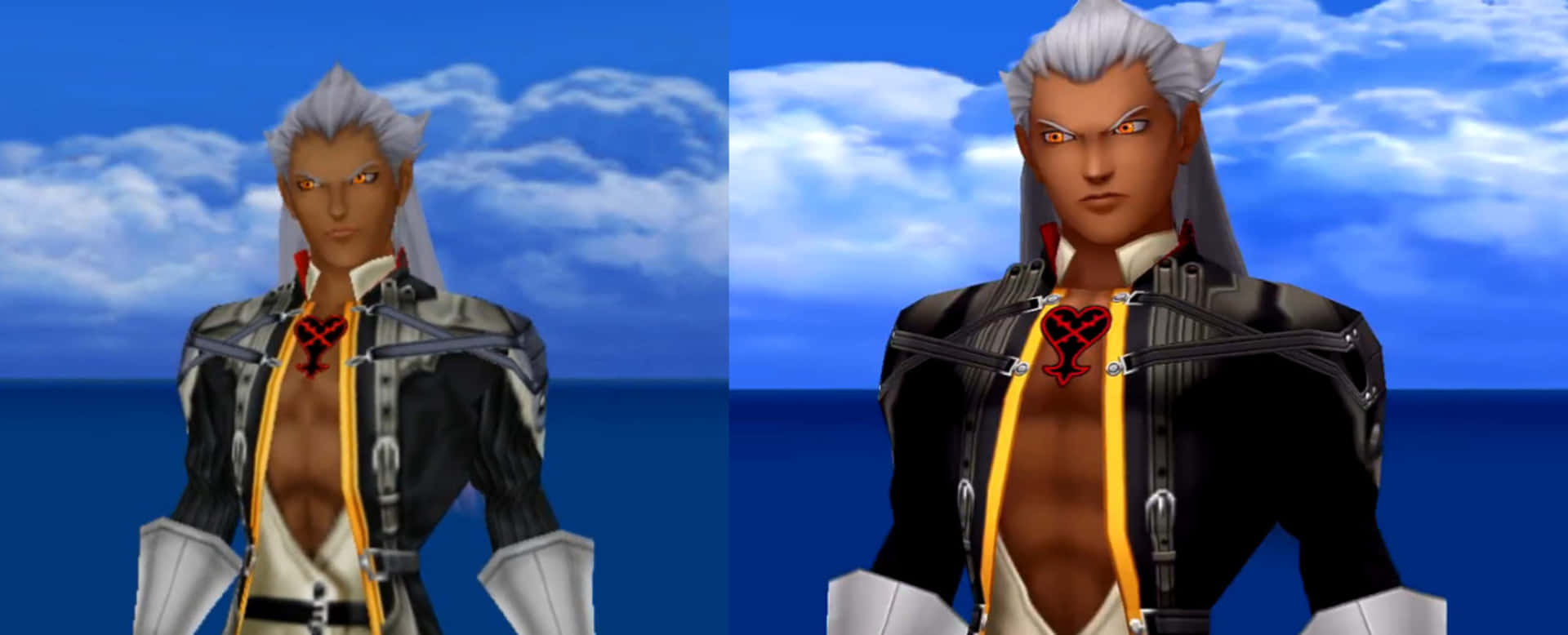 Ansem Seeker Of Darkness, the ultimate antagonist, standing against a dramatic backdrop. Wallpaper