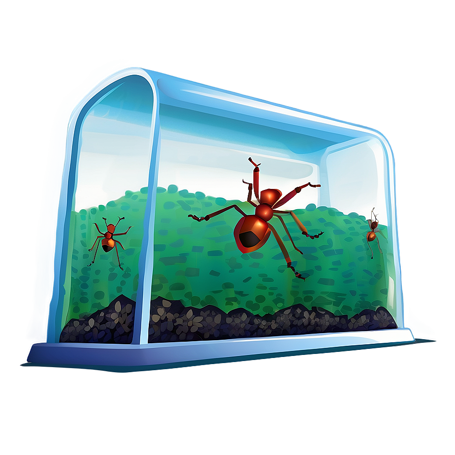 Ant Farm Illustration Png Bom PNG