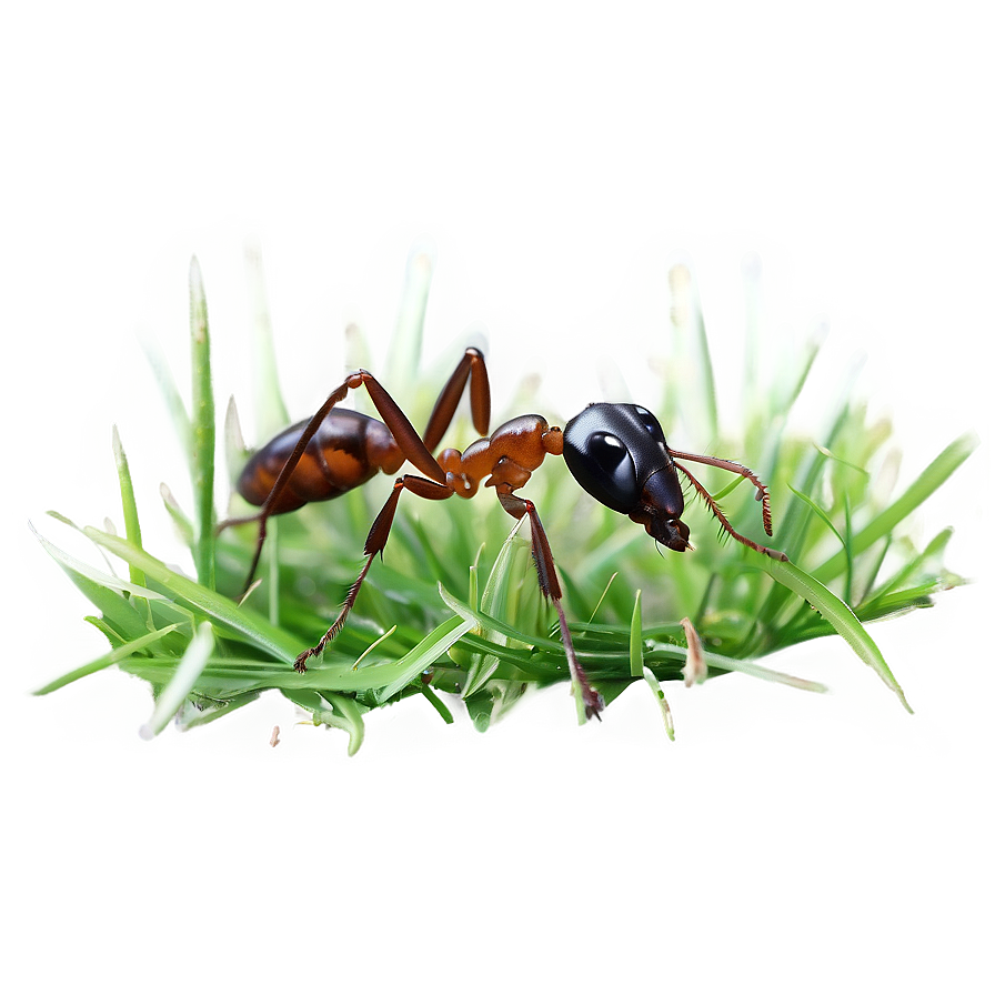 Ant In Grass Photo Png 2 PNG