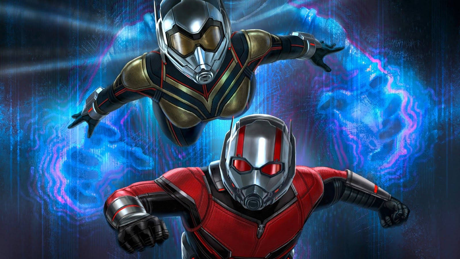 Ant Man And Wasp Flying Wallpaper