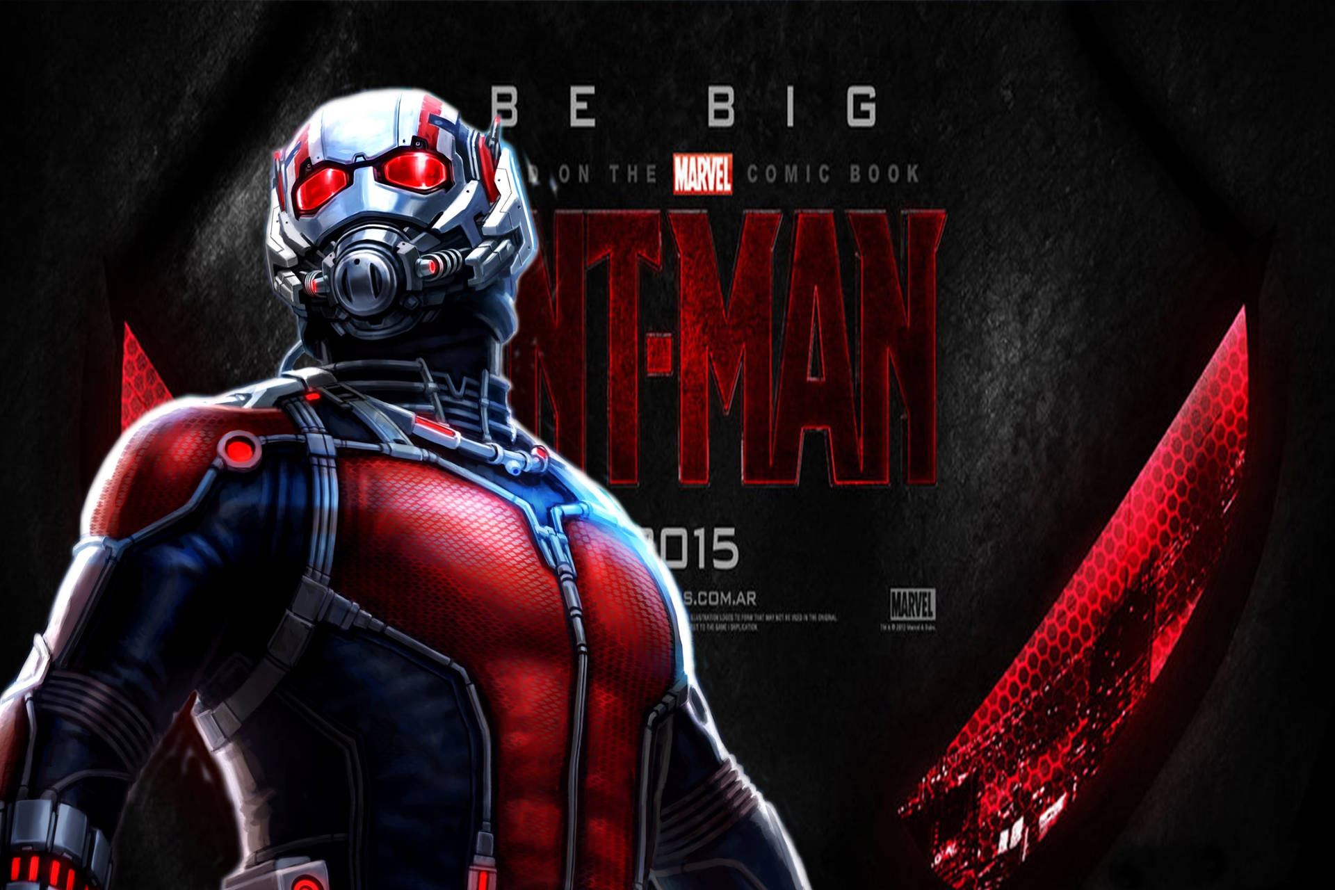 Download Ant Man Graphic Poster Wallpaper 