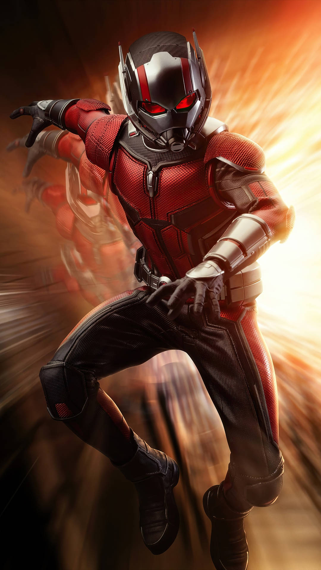 Antman Superheld Schwarzer Helm Wallpaper