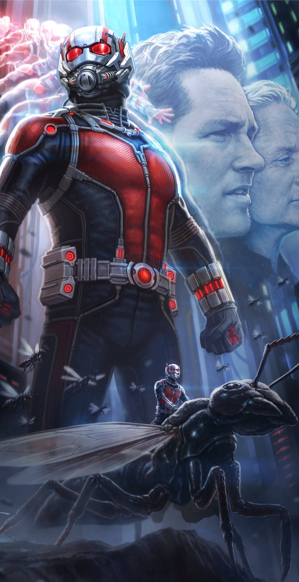 Antman Superhjältefilm 2015 Wallpaper
