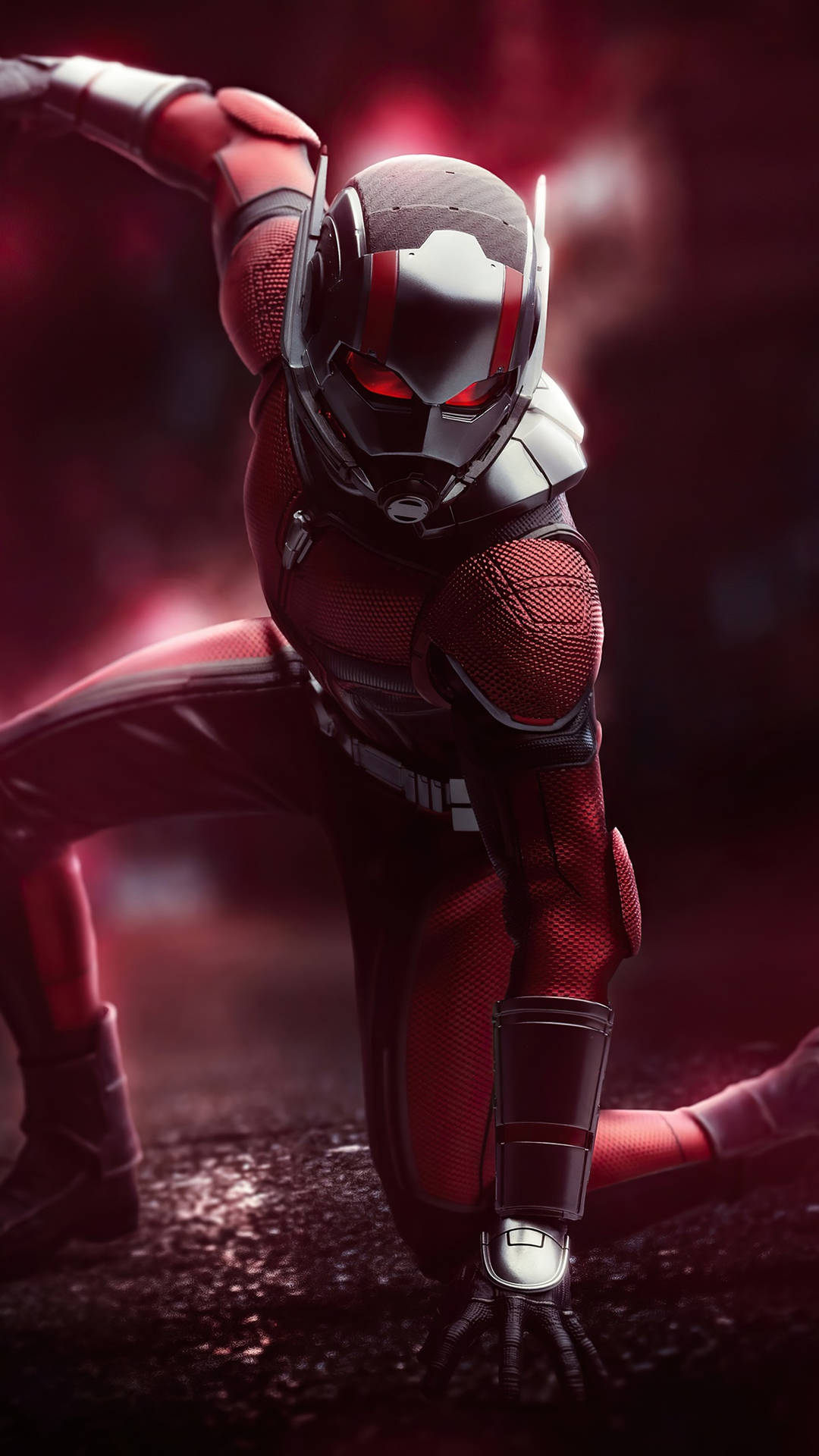 Ant Man Superhero In Stance Wallpaper