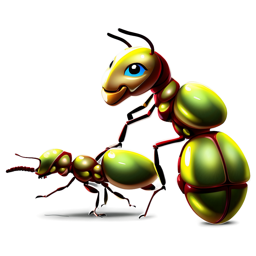 Ant Queen And Workers Png Aqq95 PNG