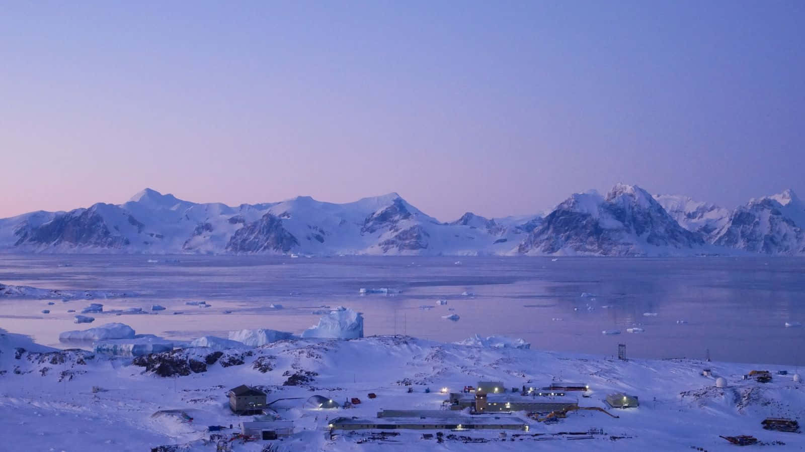 Utforskaden Iskalla Vildmarken I Antarktis