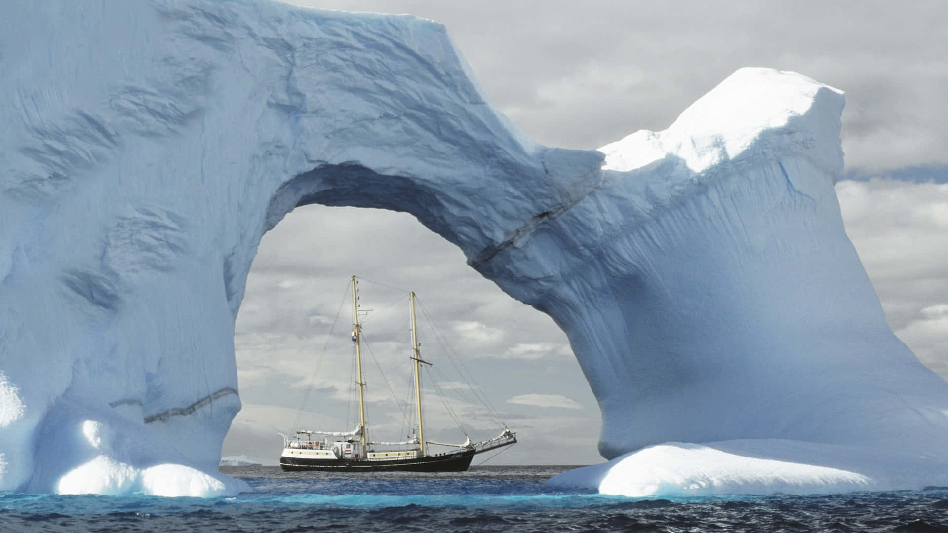 "Seas of White in Antarctica"