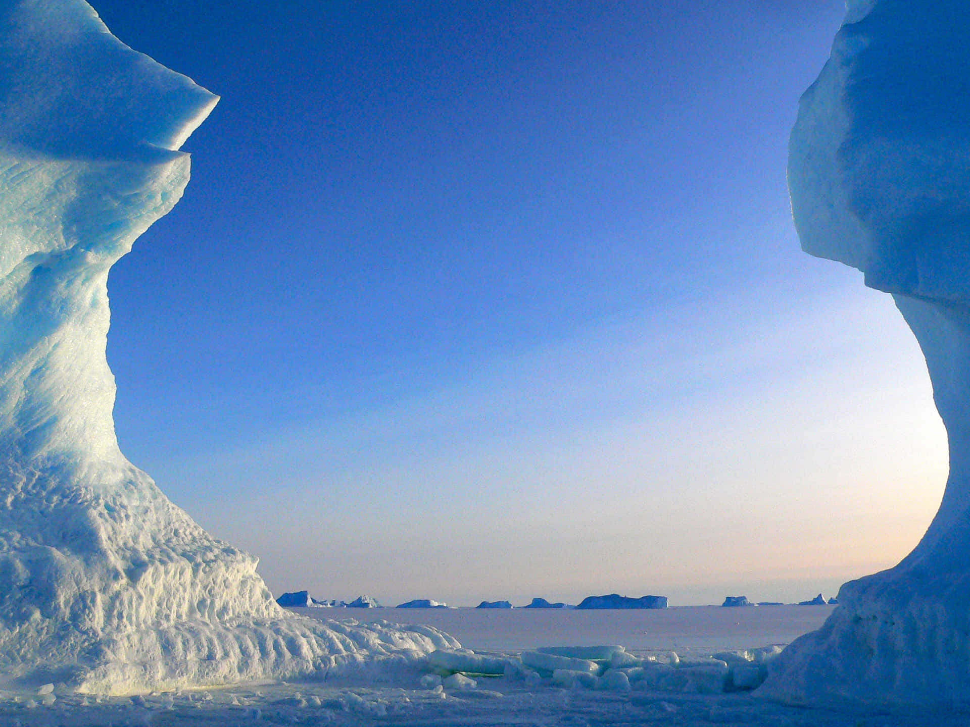 Diemajestätische Schönheit Der Antarktis