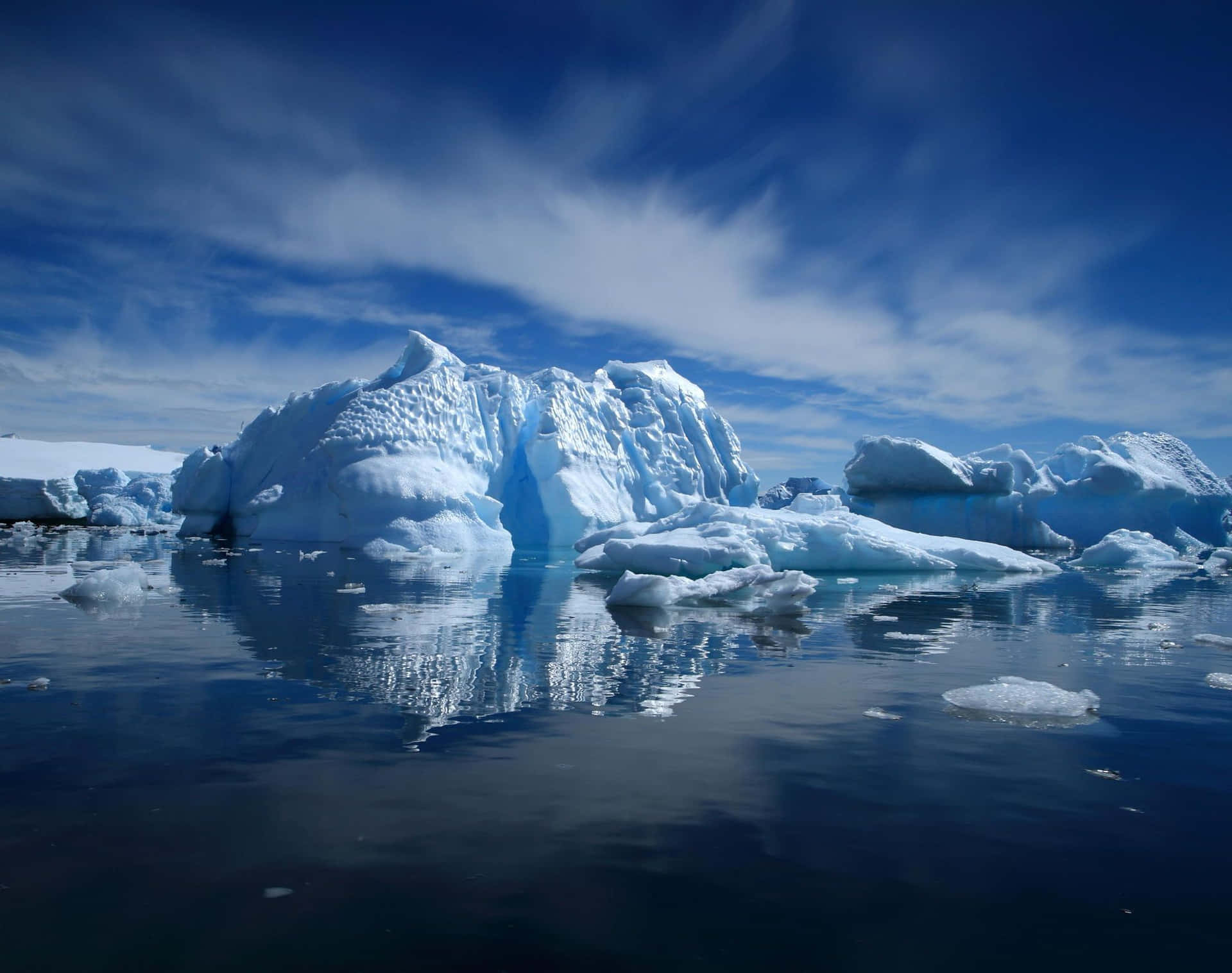 Atemberaubenderluftbildausblick Auf Die Antarktis
