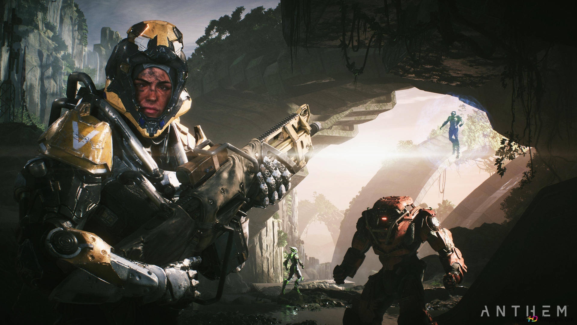 Dive into an Adventure of Danger and Discovery in Anthem Wallpaper