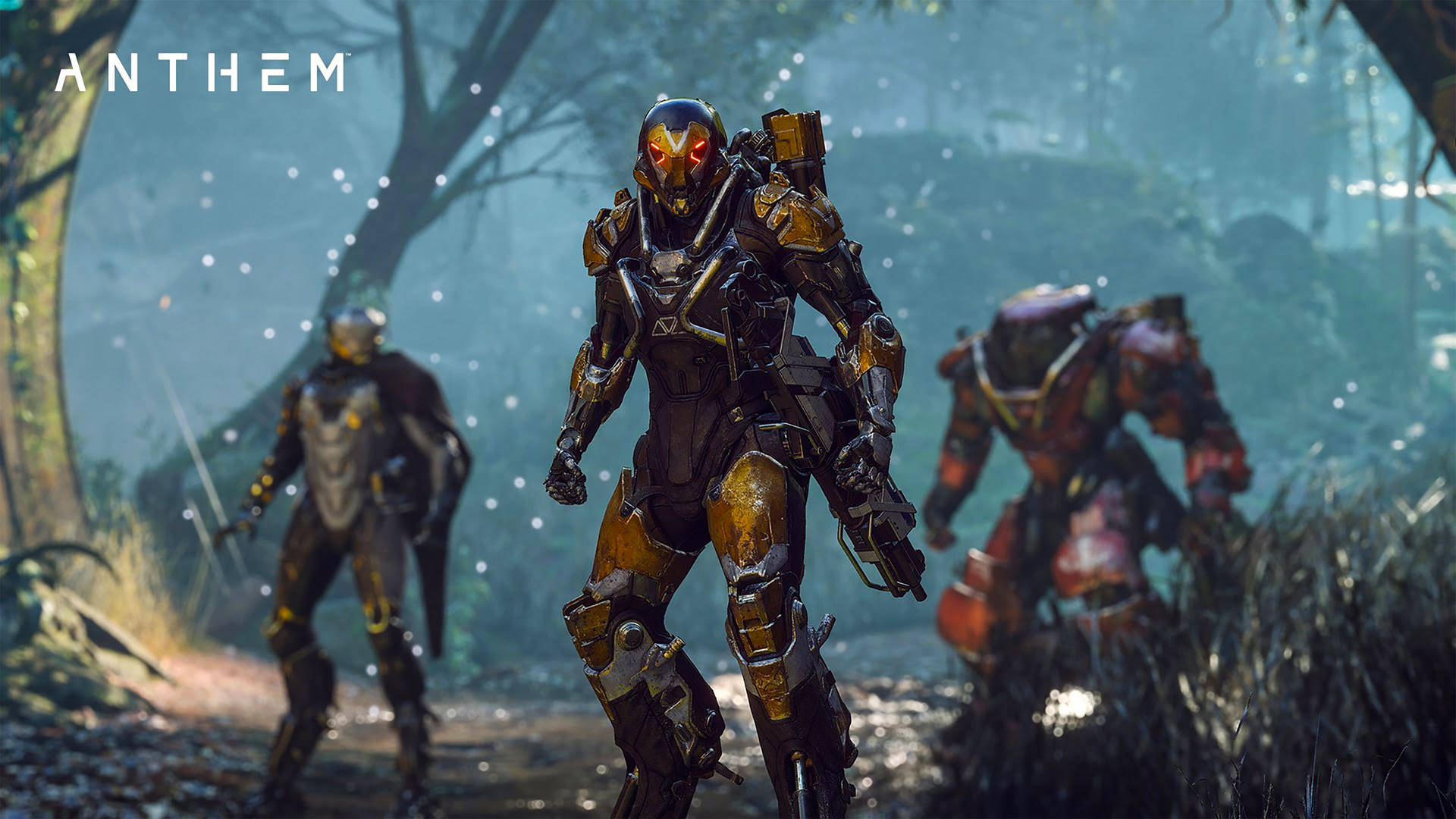 Anthem - A Game With A Man And A Woman In The Forest Wallpaper