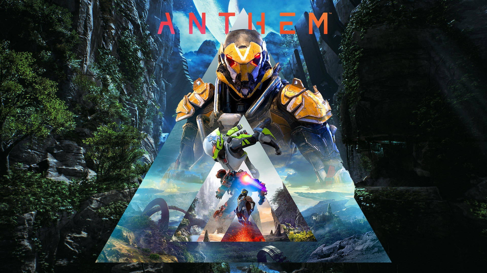 Nyd denne dynamiske og fascinerende kunst fra det populære videospil “Anthem” Wallpaper