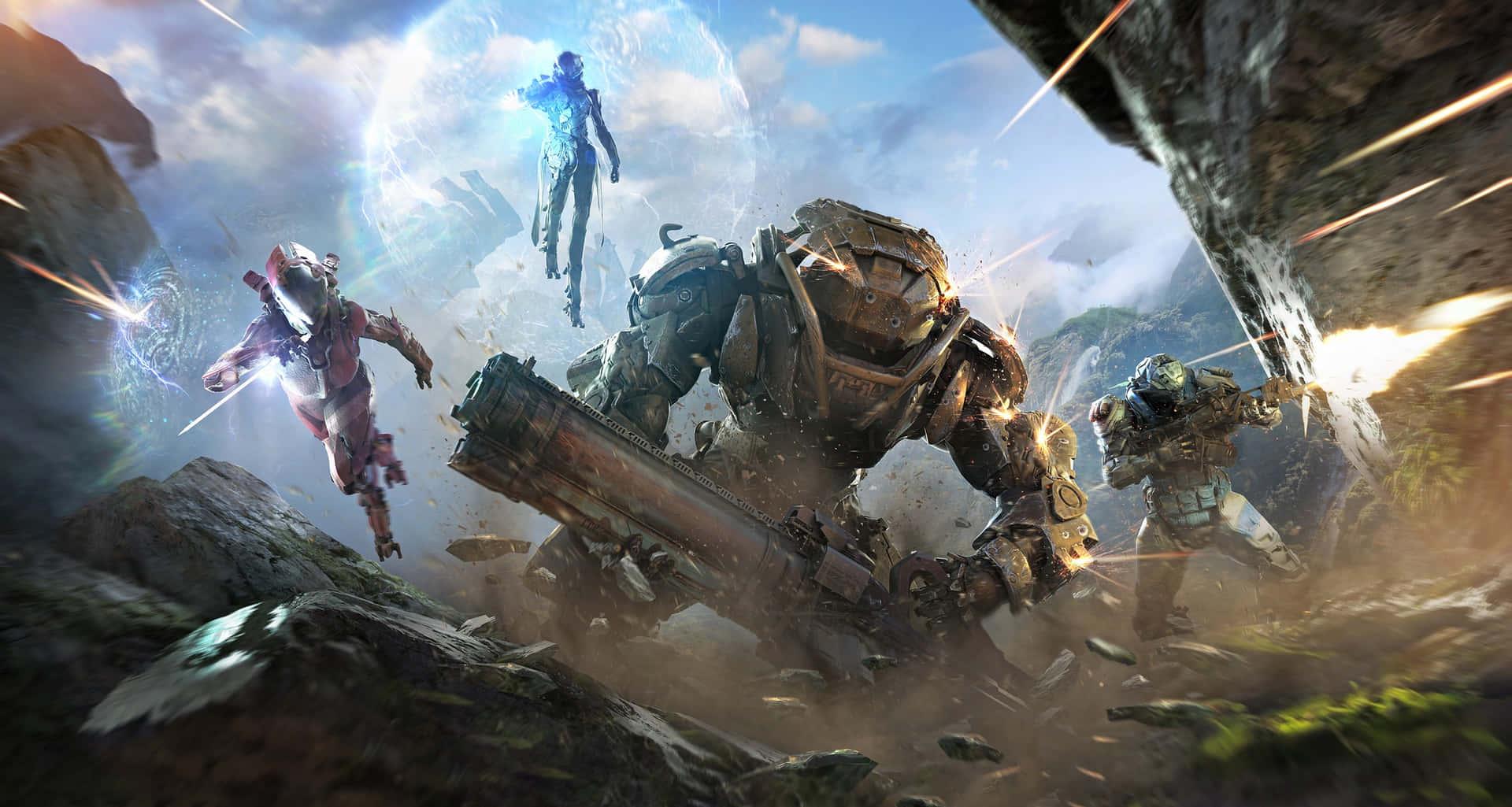 Beskriv Halo 5 - et nyt videospil. Wallpaper