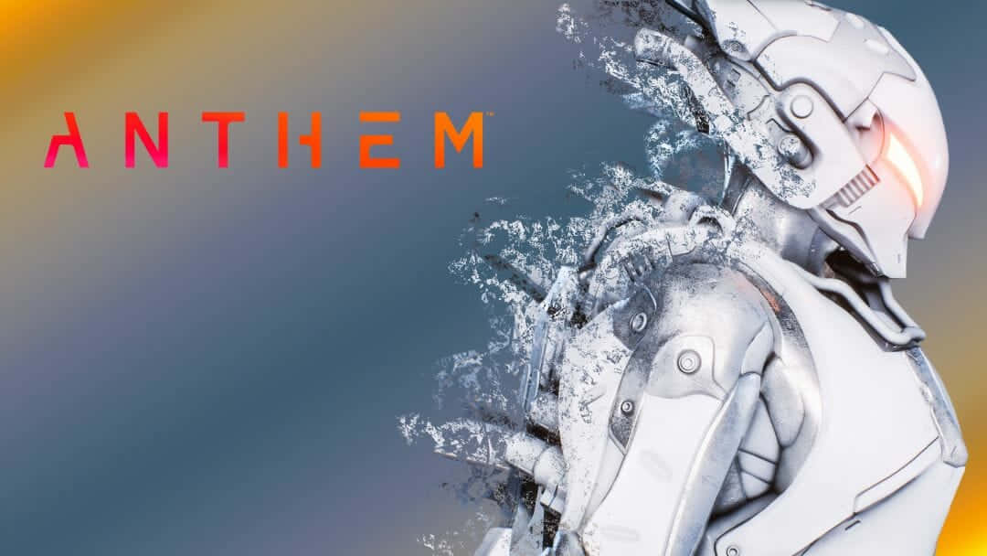 A Man In A Suit With The Words Anthem On It Wallpaper