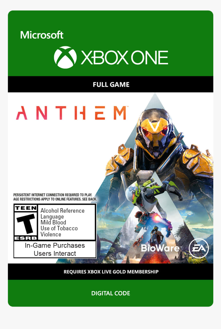 Anthem In Xbox One Pixel 3 Anthem Background