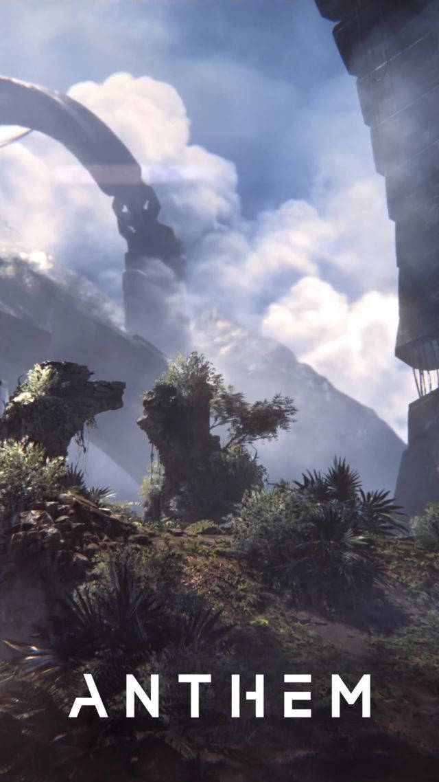Anthem Phone Smoke In Fortress Background
