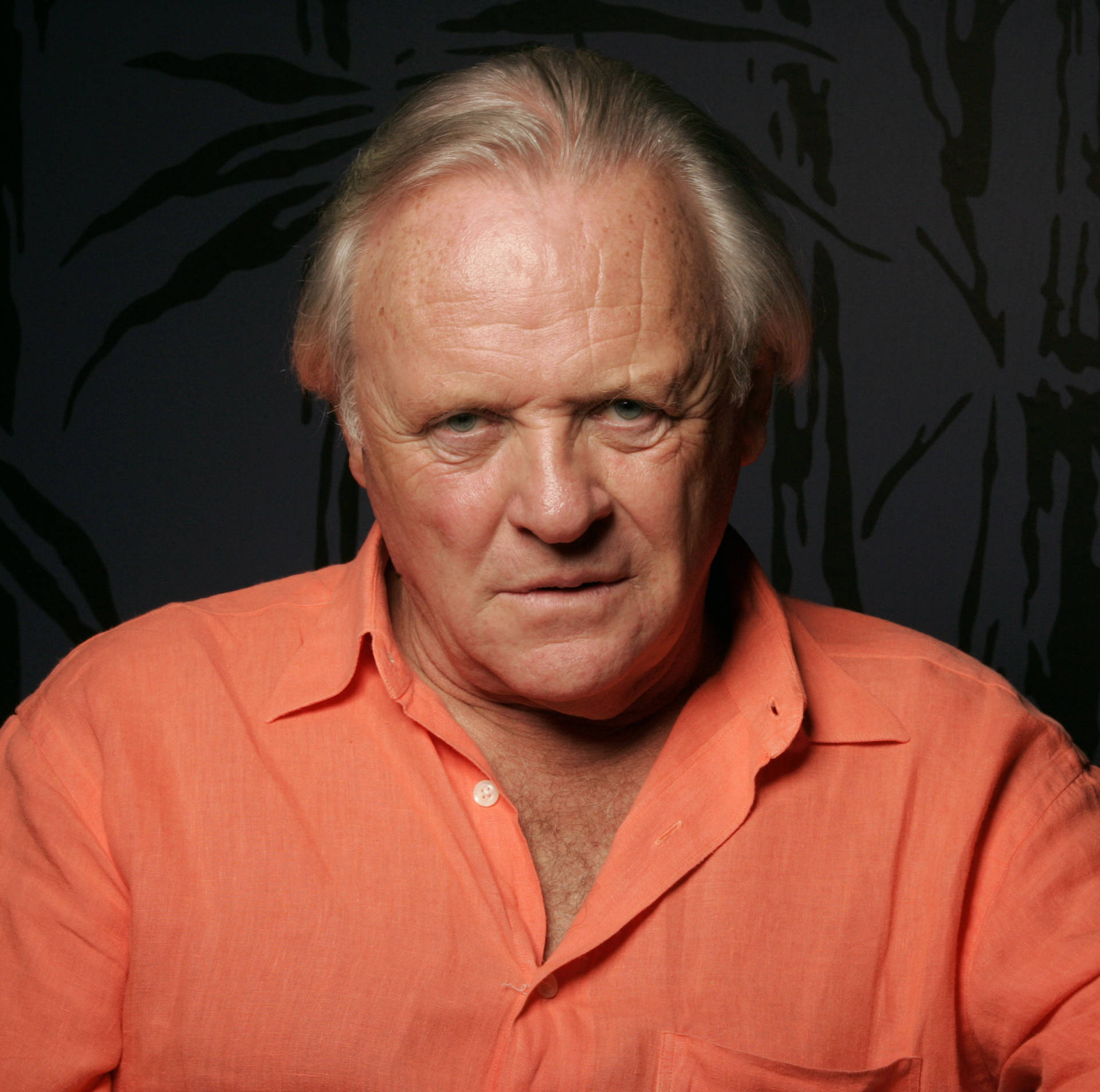 Anthony Hopkins Staring Fiercely Wallpaper