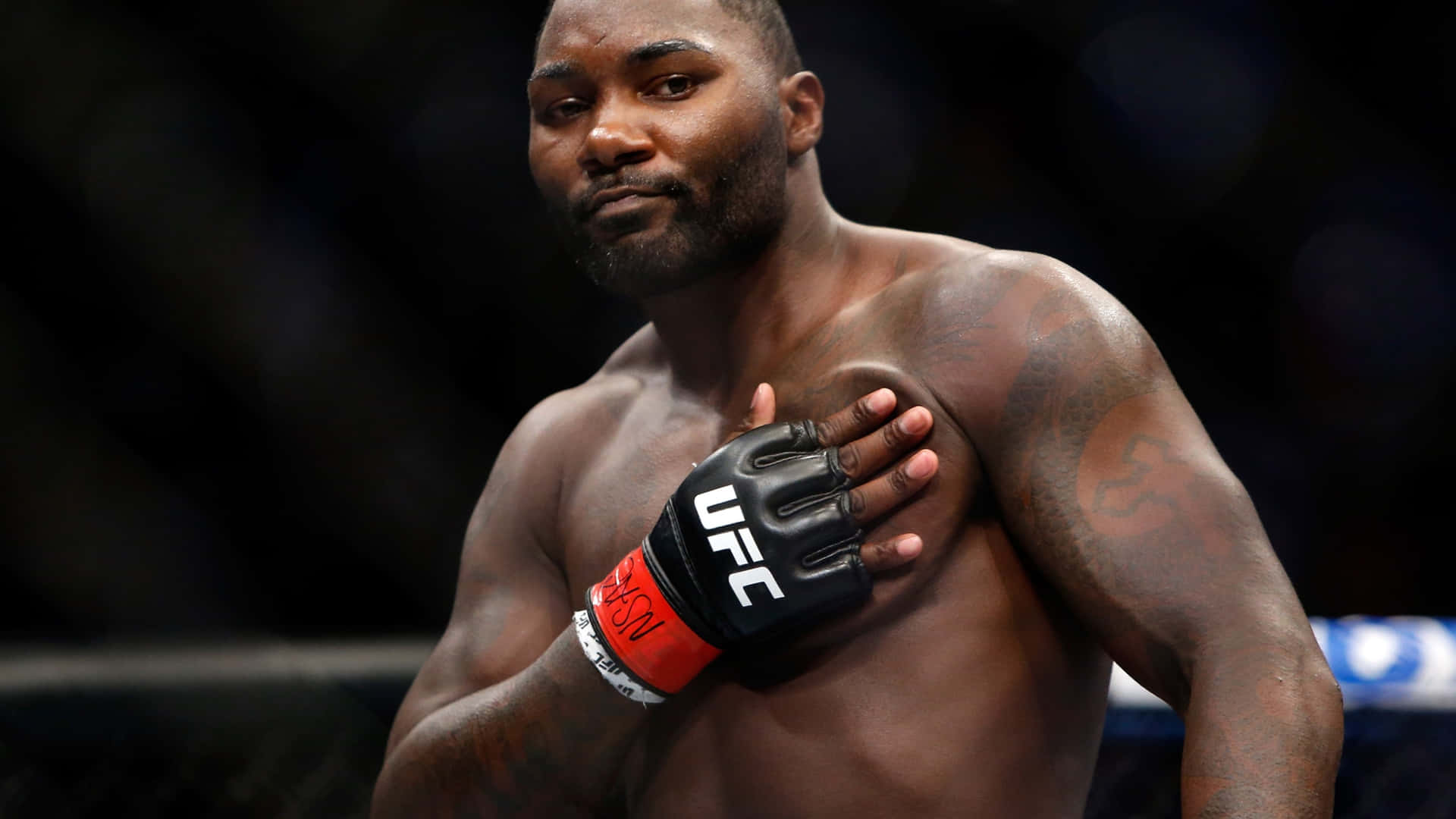 Anthony Johnson First Round Knockout Against Glover Teixeira 2016 Wallpaper