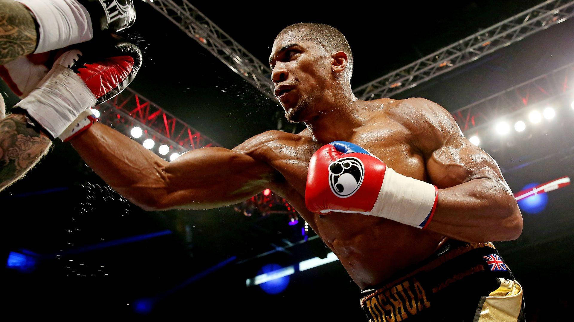 Anthony Joshua Strong Punch Wallpaper