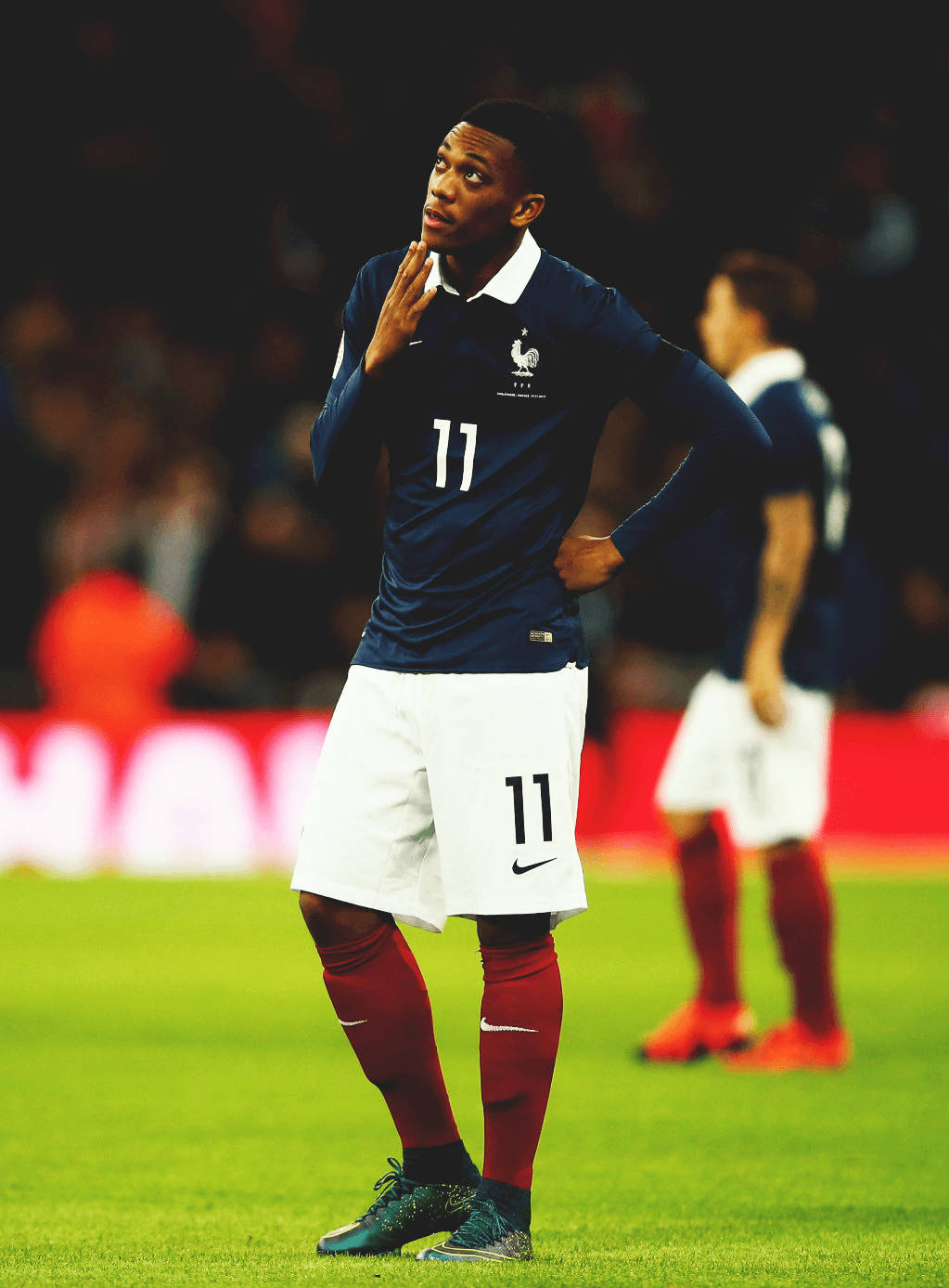 Anthony Martial France Thinking Wallpaper