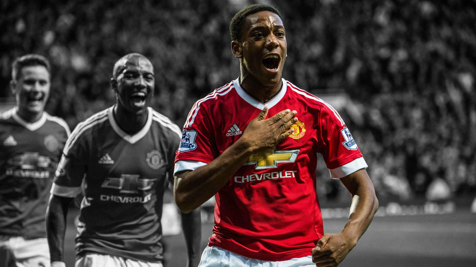 Anthony Martial Hand On Chest Wallpaper