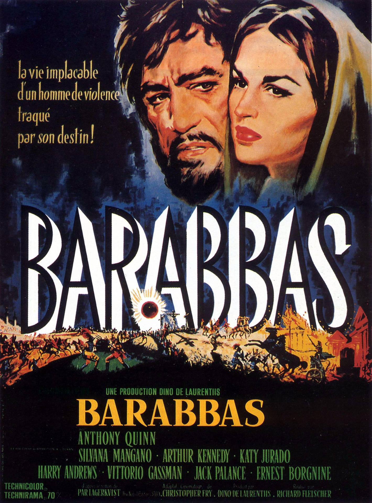 Anthony Quinn Barabbas The Movie Wallpaper