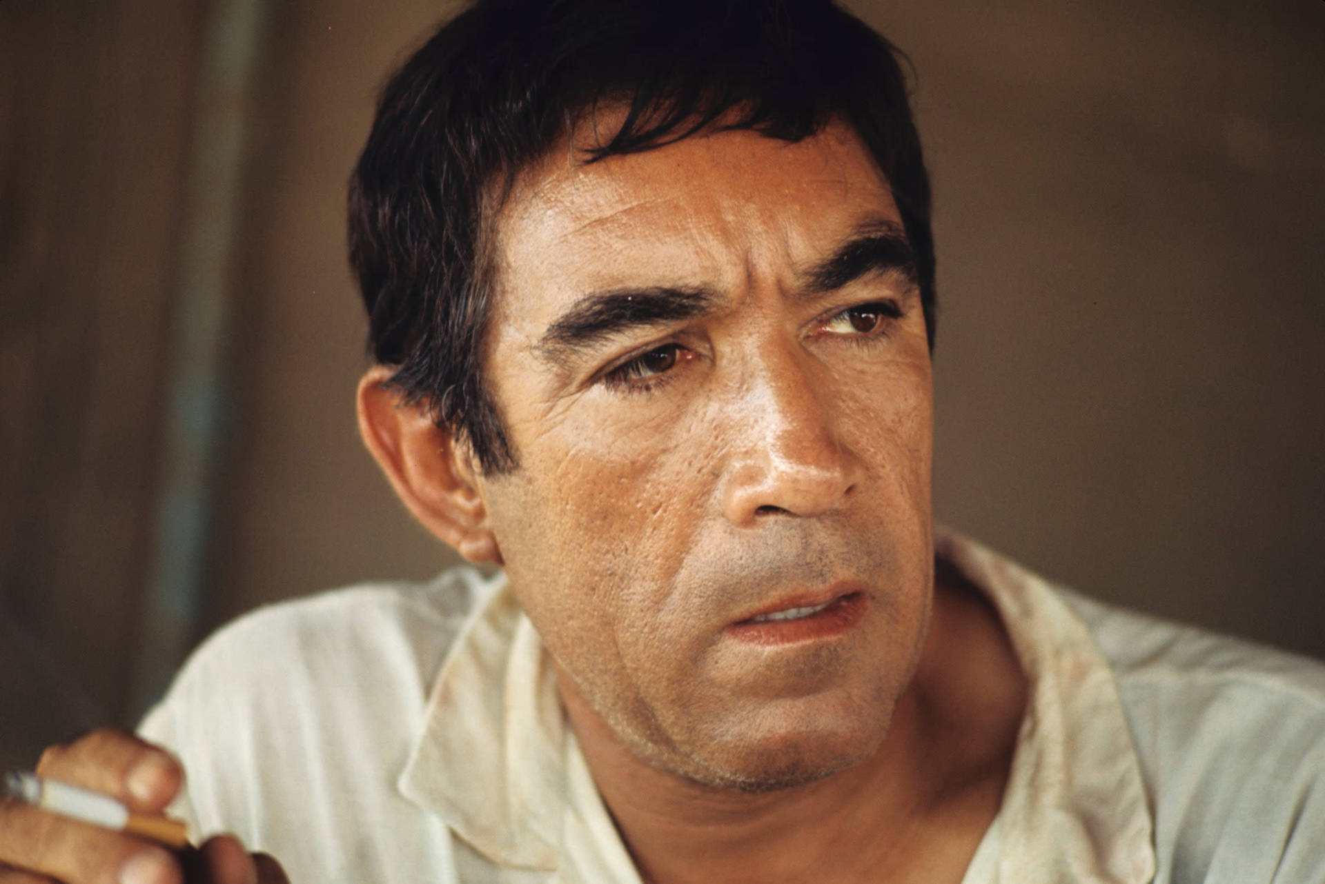 Anthony Quinn Pissed Off Stare Wallpaper