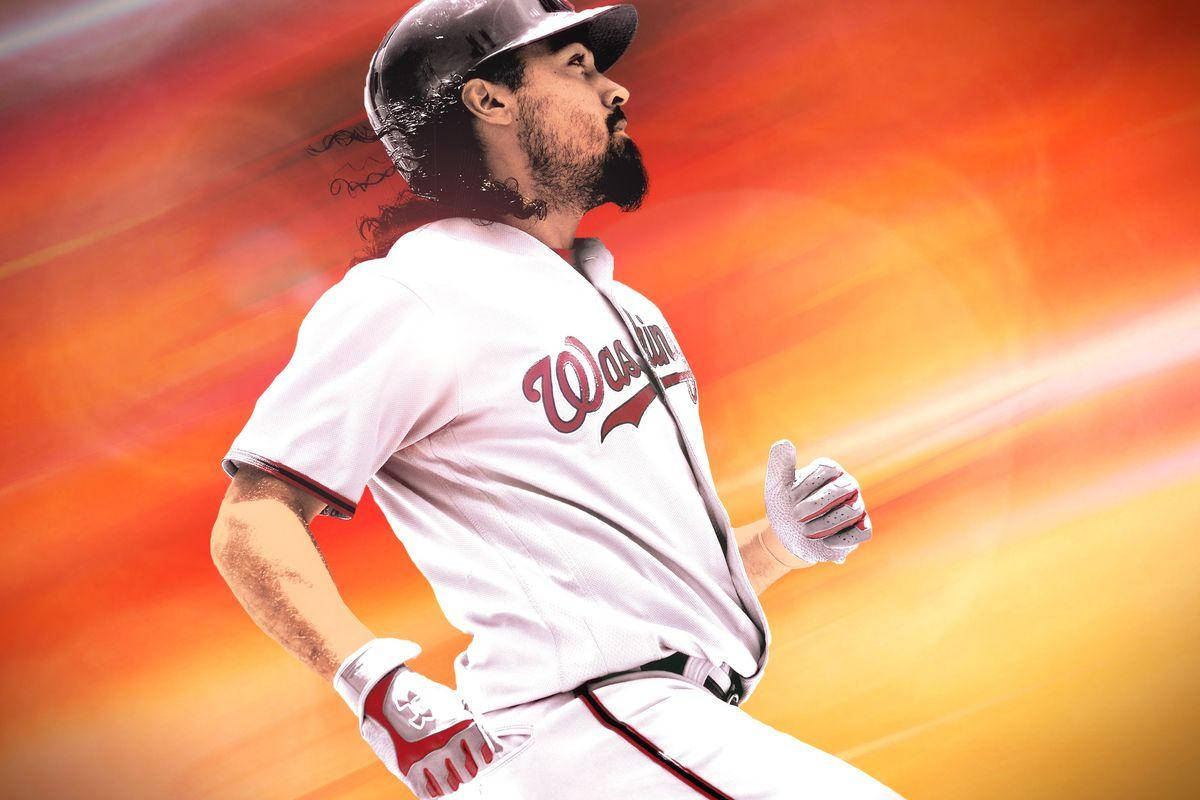 Anthony Rendon Running With Blurred Background