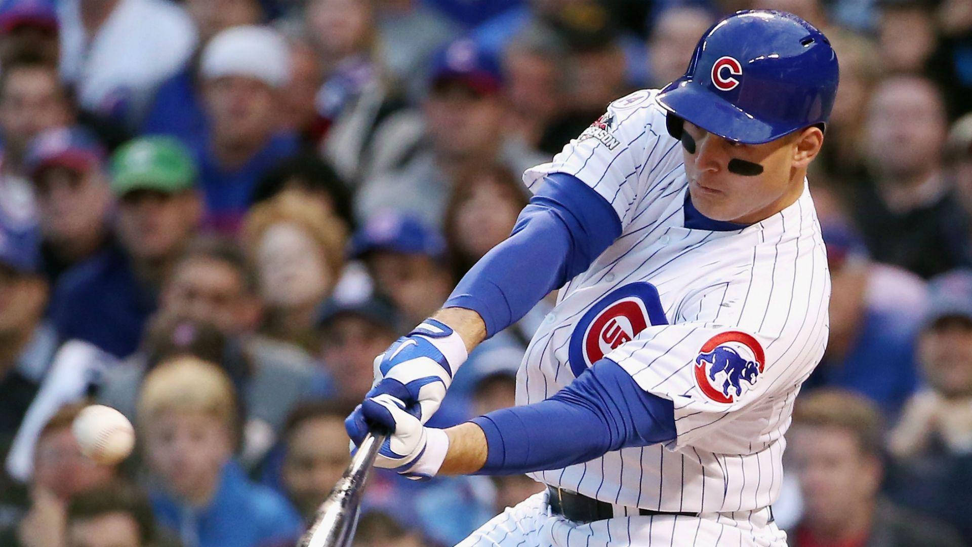 Anthony Rizzo Bat Swing Zoomed Wallpaper