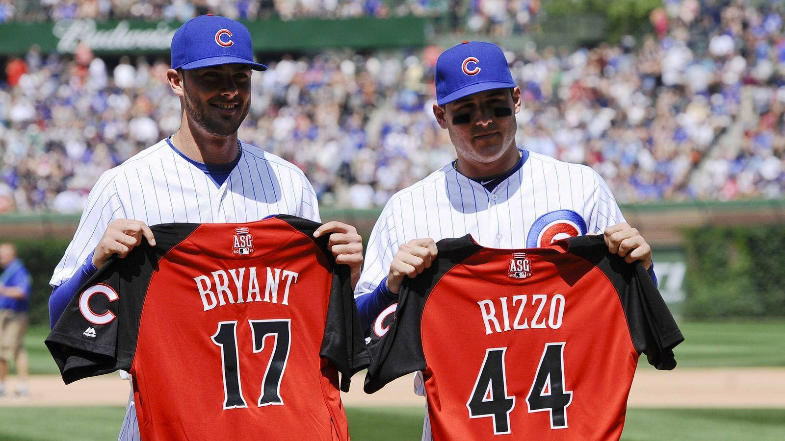 Anthony Rizzo Bryant All-Star Game Jerseys Væg Tapet Wallpaper