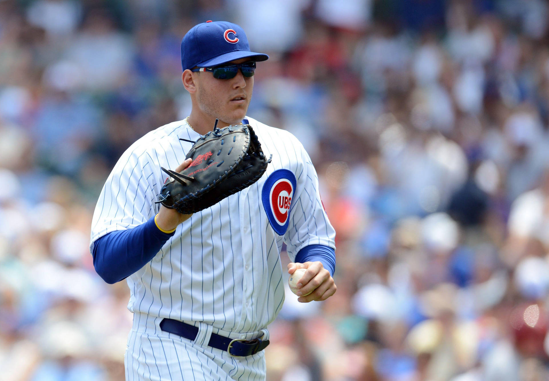 Download Anthony Rizzo Sunglasses Gloves Wallpaper