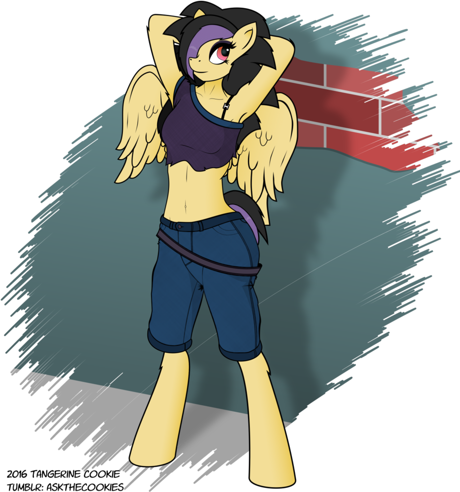 Anthro Pegasusin Casual Wear PNG